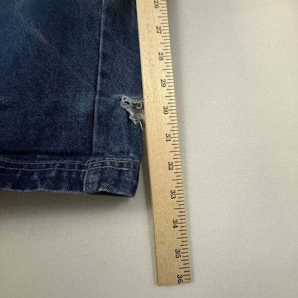 Vintage 90's Fubu Jeans Men's 34x34 Cargo Deep Pocket Relaxed Fit Faded Denim - Picture 10 of 16